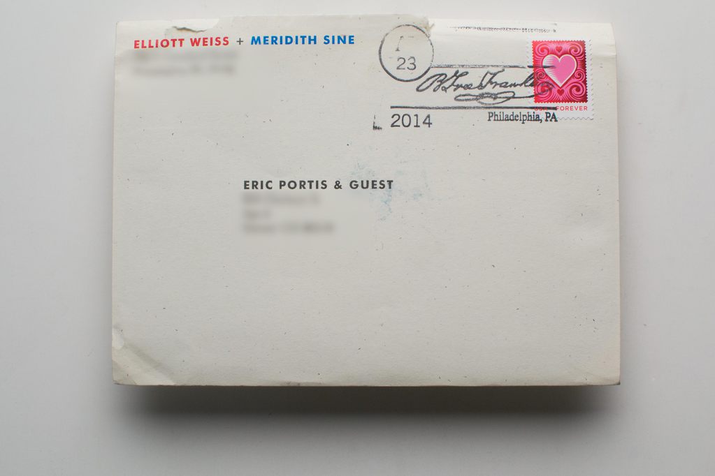 The fancily-postmarked envelope.